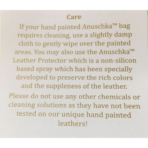 Anuschka NEVER USED Handpainted Leather Large Shoulder Bag Cross Body Italy - Picture 13 of 13